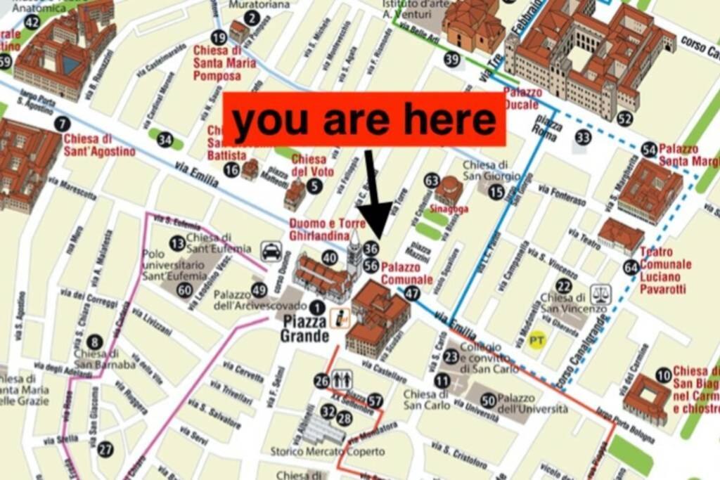 La Casa In Via Della Torre Apartment Модена Екстериор снимка